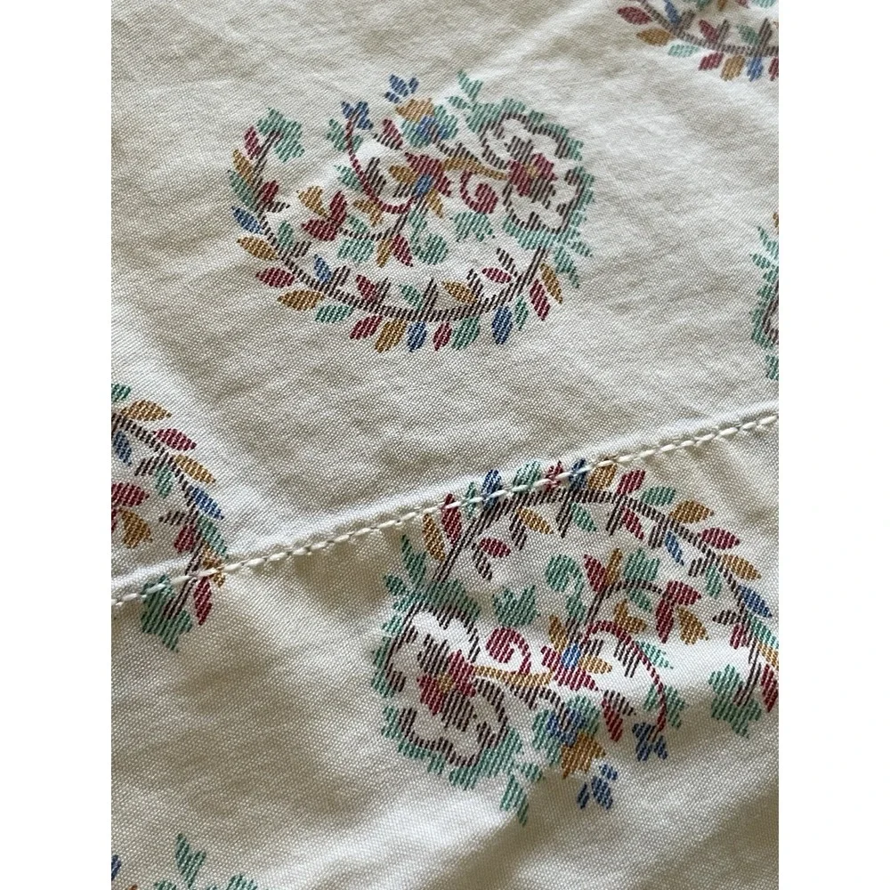 Vintage‎ Lauren Ralph Lauren Antigua Pillowcases Standard Set of 2 Floral Cotton
